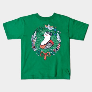 Bird Portrait Kids T-Shirt